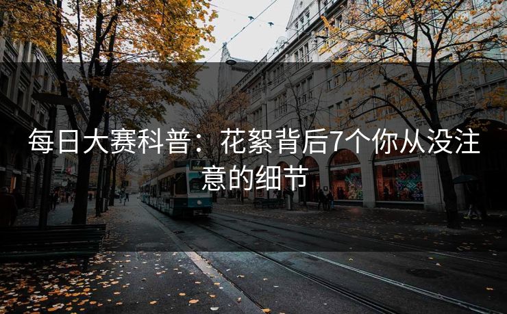 每日大赛科普:花絮背后7个你从没注意的细节 每日大赛科普:花絮背后7个你从没注意的细节
